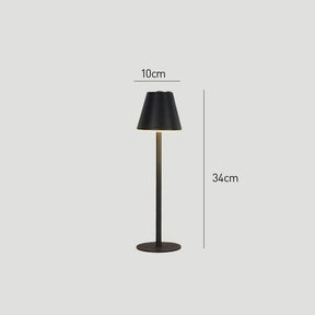 Tall-Stem Mushroom Acrylic Rechargeable Touch Control Table Lamp for Bedroom