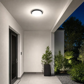 IP65 Round Aluminum Craft and PC LED Ceiling Light for Patio