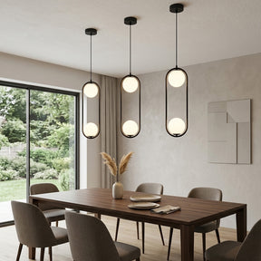 Nordic Luxury Glass Pendant Lights for Kitchen Island Dining Room