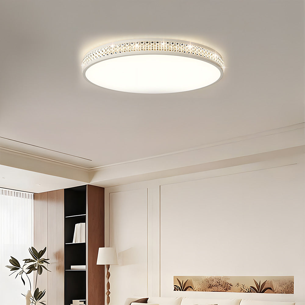 Modern Minimalist Round LED Ceiling Lights for Bedroom Hallway