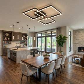 Modern Minimalist Acrylic Flush Mount Ceiling Light for Living Room Bedroom