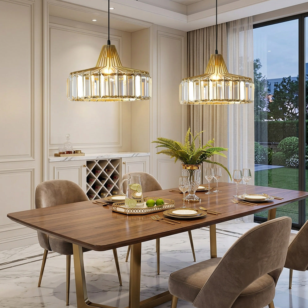 Modern Crystal Glass Kitchen Island Pendant Lights