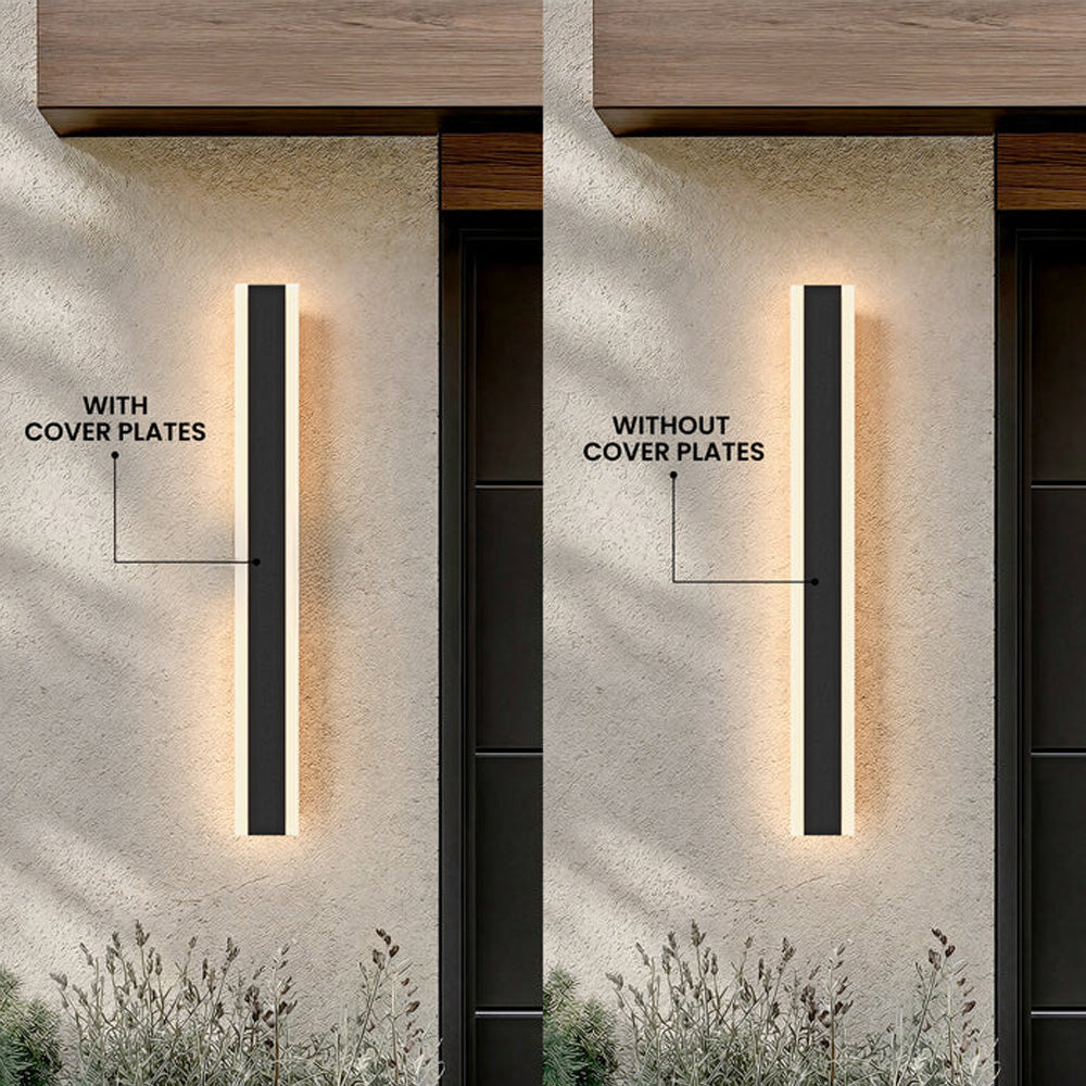 Modern Decor Acrylic Black Outdoor LED Wall Lights