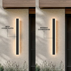 Modern Decor Acrylic Black Outdoor LED Wall Lights