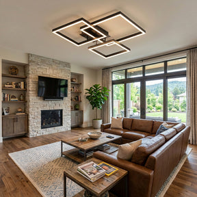 Modern Minimalist Acrylic Flush Mount Ceiling Light for Living Room Bedroom