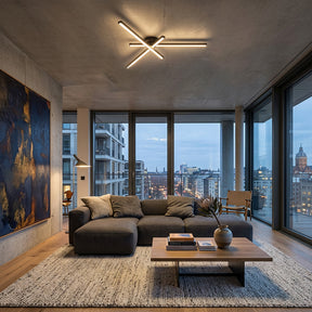 Modern Contemporary Abstract LED Ceiling Lights for Living Room Bedroom