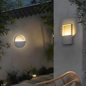 IP65 Aluminium Glass LED Outdoor Garden Wall Lights
