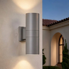 IP65 Cylindrical Aluminium Led Outdoor Wall Lights For Garden Exterior