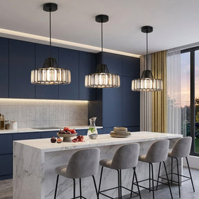Modern Crystal Glass Kitchen Island Pendant Lights