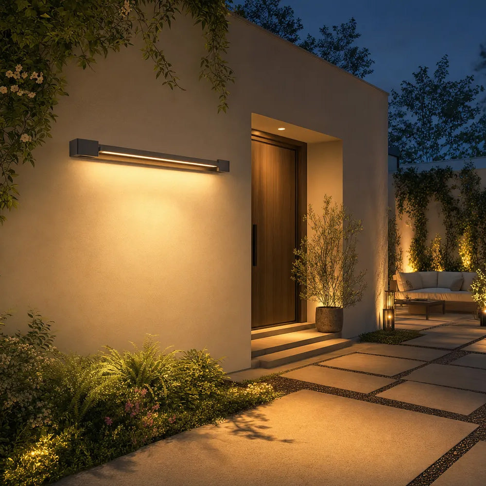 Linear Aluminium LED Outdoor Wall Lights for Garden Porch