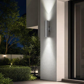 IP65 Cylindrical Aluminium Led Outdoor Wall Lights For Garden Exterior