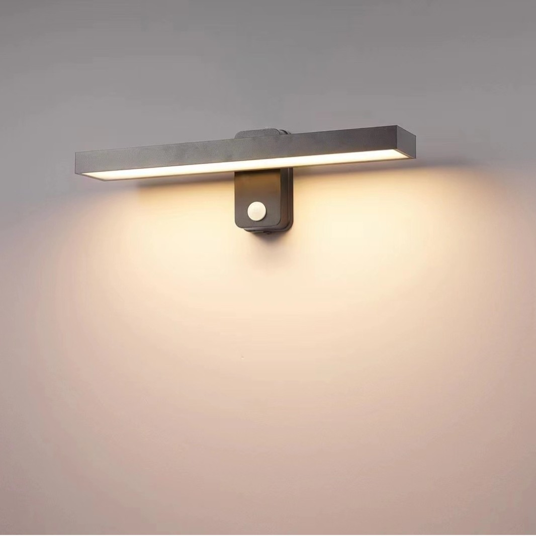Retro IP65 Adjustable Black LED Outdoor Wall Lamp
