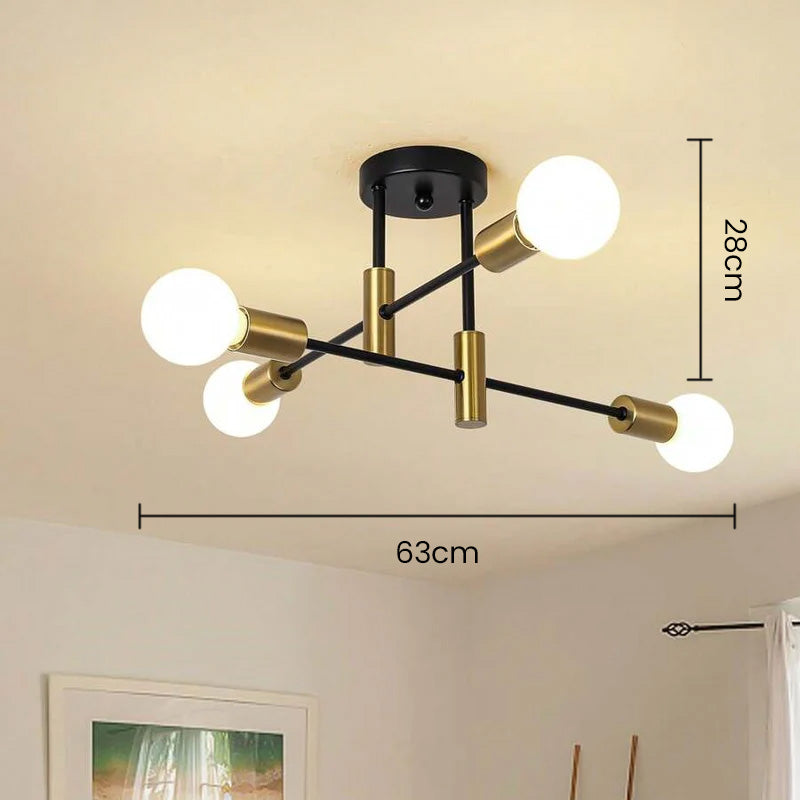 Modern Nordic Black Ceiling Lights