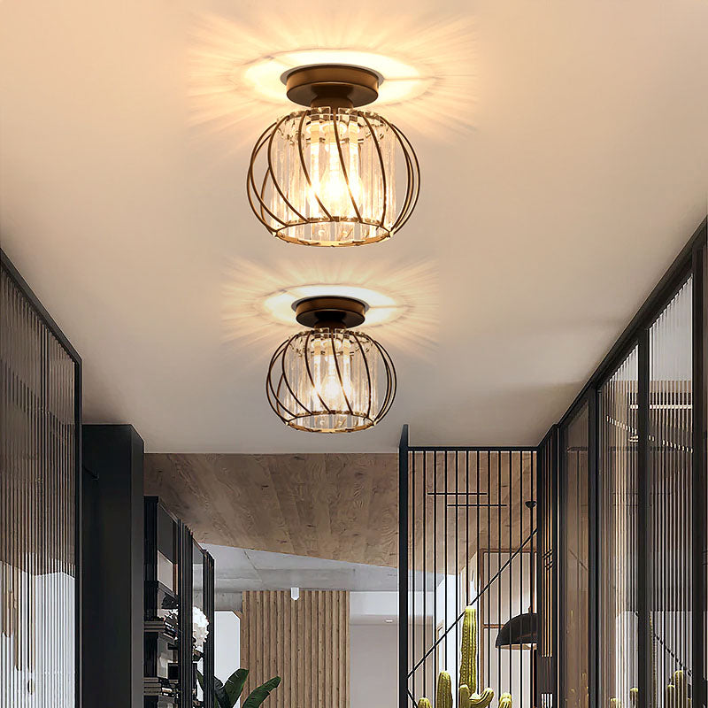 Nordic Luxury Glass Hallway Ceiling Lighting