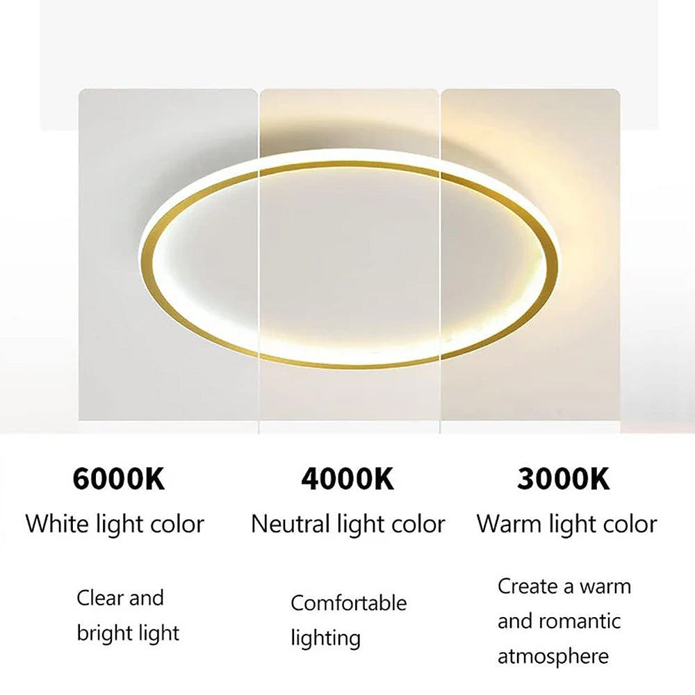 Modern Ultra-thin Round Low Ceiling Light