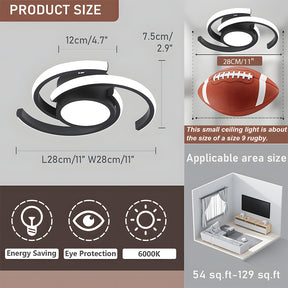 Modern Minimalist LED Ceiling Light for Living Room Bedroom