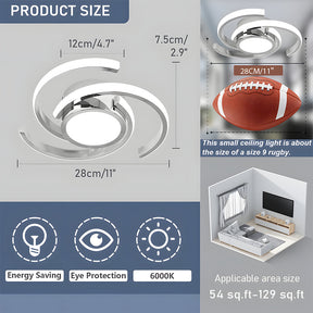 Modern Minimalist LED Ceiling Light for Living Room Bedroom