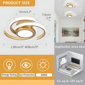 Modern Minimalist LED Ceiling Light for Living Room Bedroom