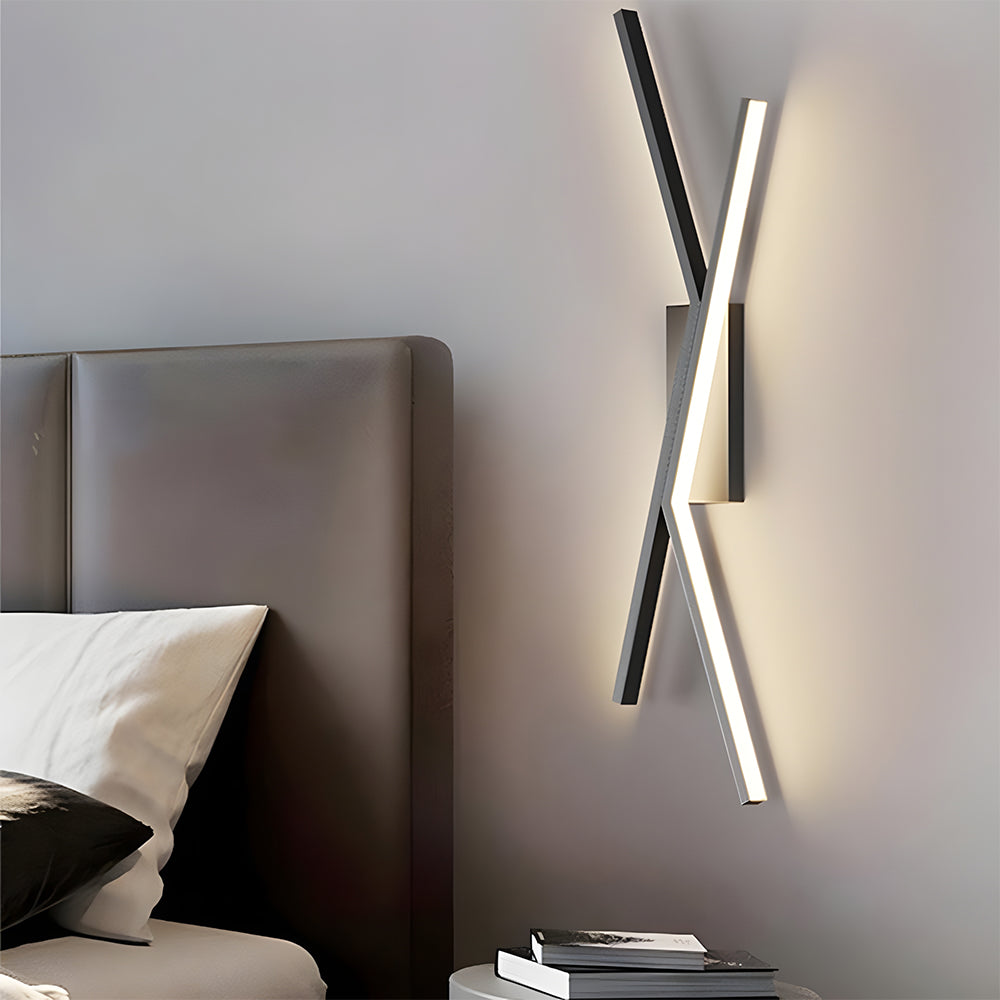 Long Strip LED Wall Lamp for Bedside Bathroom Vanity Light Fixtures