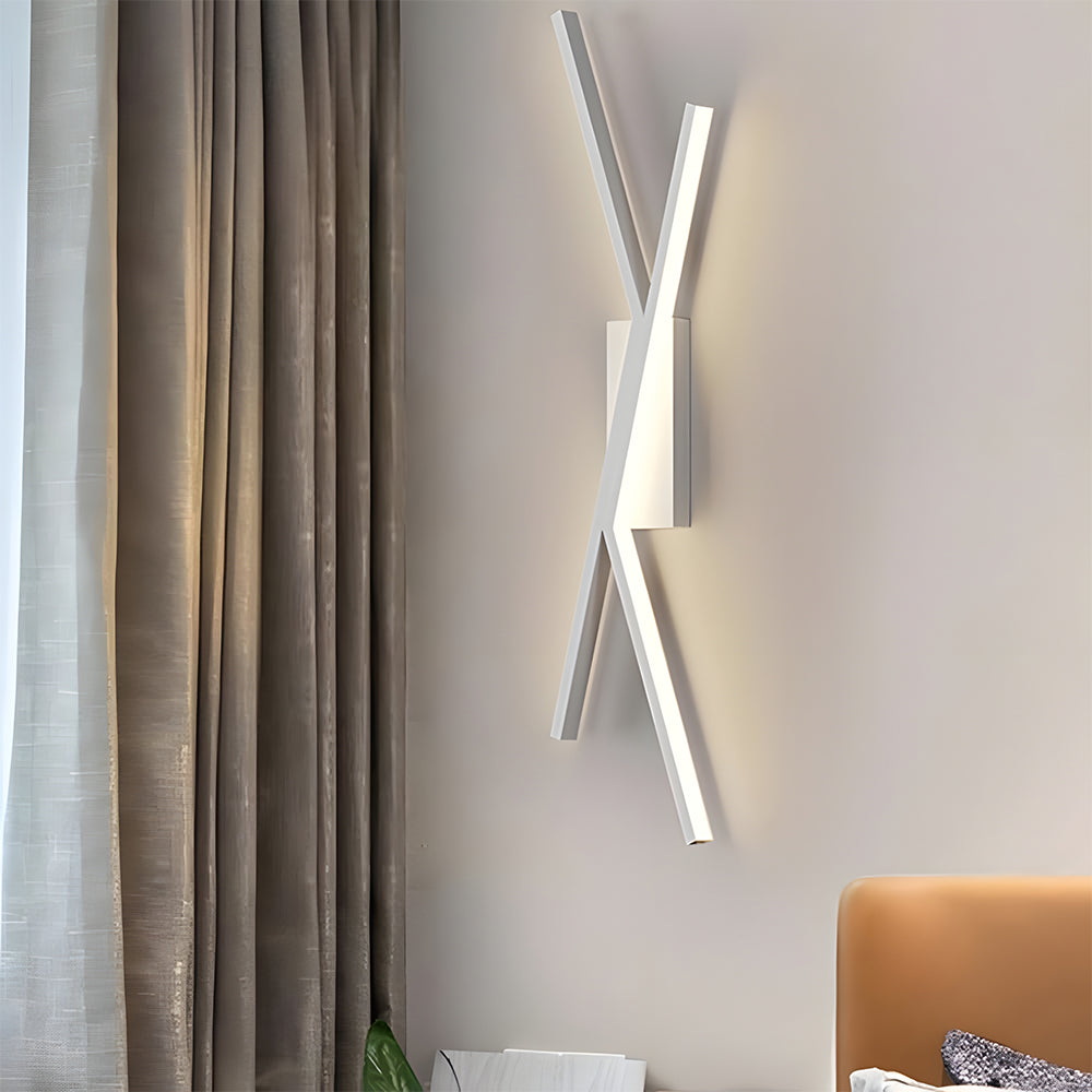 Long Strip LED Wall Lamp for Bedside Bathroom Vanity Light Fixtures