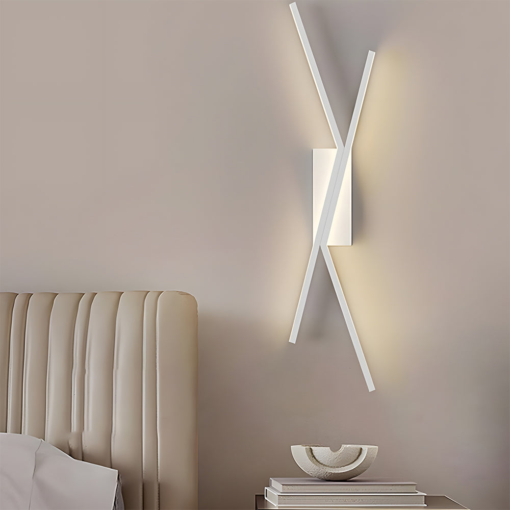 Long Strip LED Wall Lamp for Bedside Bathroom Vanity Light Fixtures