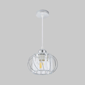 Nordic Simple Globular Glass Hallway Pendant Lighting