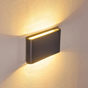 Modern Waterproof Aluminum Up and Down LED Wall Sconce For Living Room