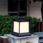 Solar Powered Post Lamps for Courtyard Garden Deck Patio Gate