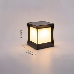 Solar Powered Post Lamps for Courtyard Garden Deck Patio Gate