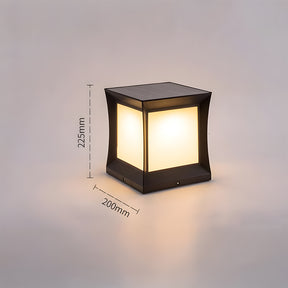 Solar Powered Post Lamps for Courtyard Garden Deck Patio Gate