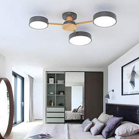 Multi Bulbs Round LED Bedroom Ceiling Light