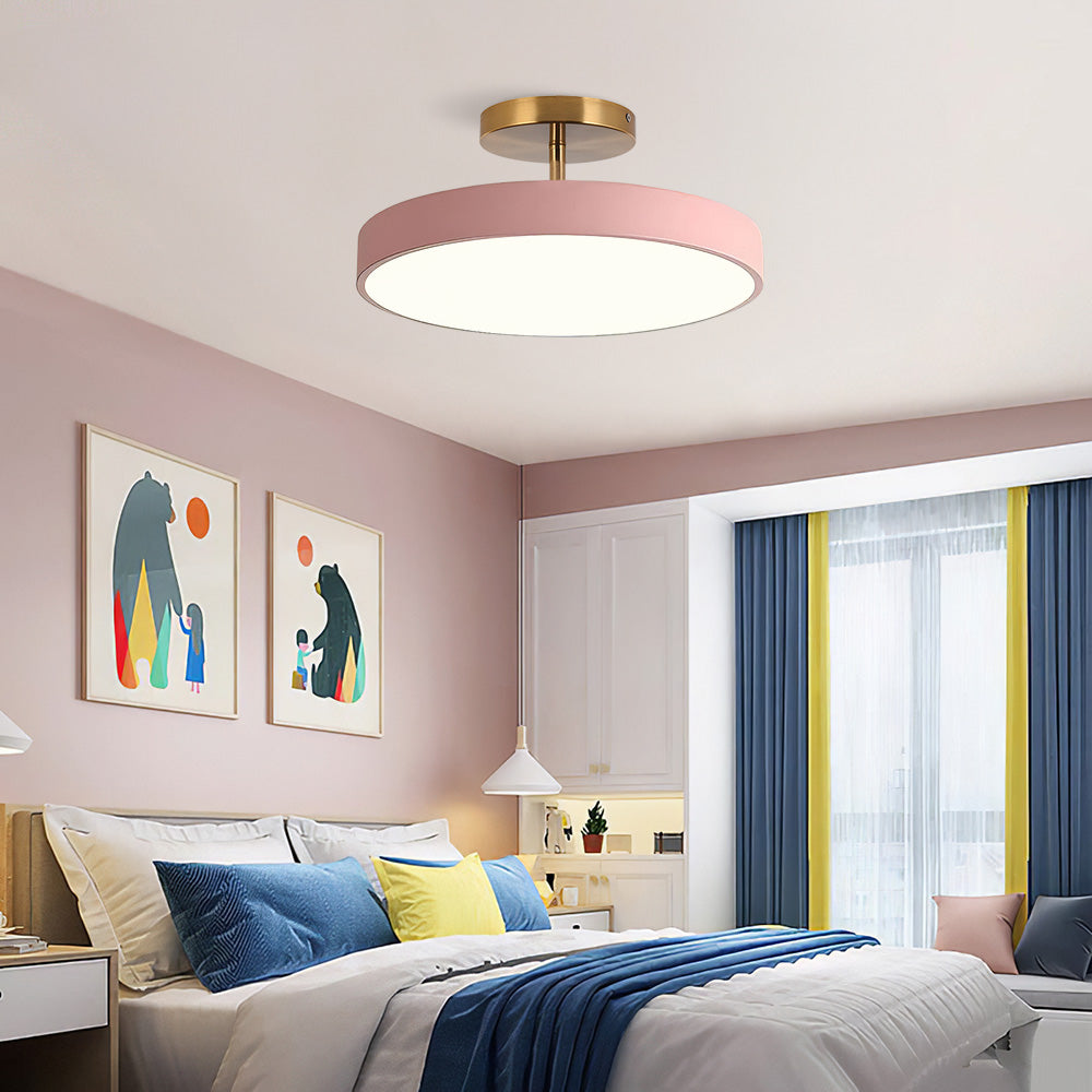 Morden Round Acrylic LED Colorful Ceiling Light