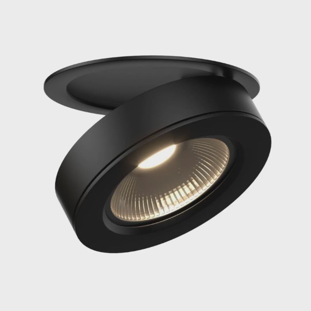 360° Rotatable Adjustment Round Aluminum LED Ceiling Downlights For Hallway