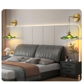 Contemporary Glass Wall Light for Bedroom, Living room