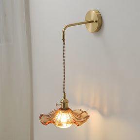 Contemporary Glass Wall Light for Bedroom, Living room