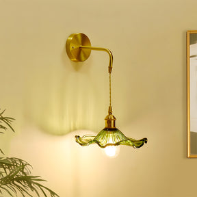 Contemporary Glass Wall Light for Bedroom, Living room