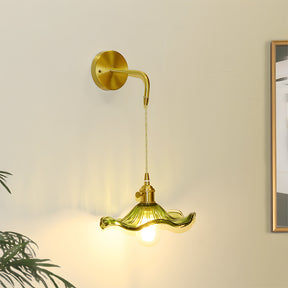 Contemporary Glass Wall Light for Bedroom, Living room