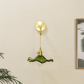 Contemporary Glass Wall Light for Bedroom, Living room