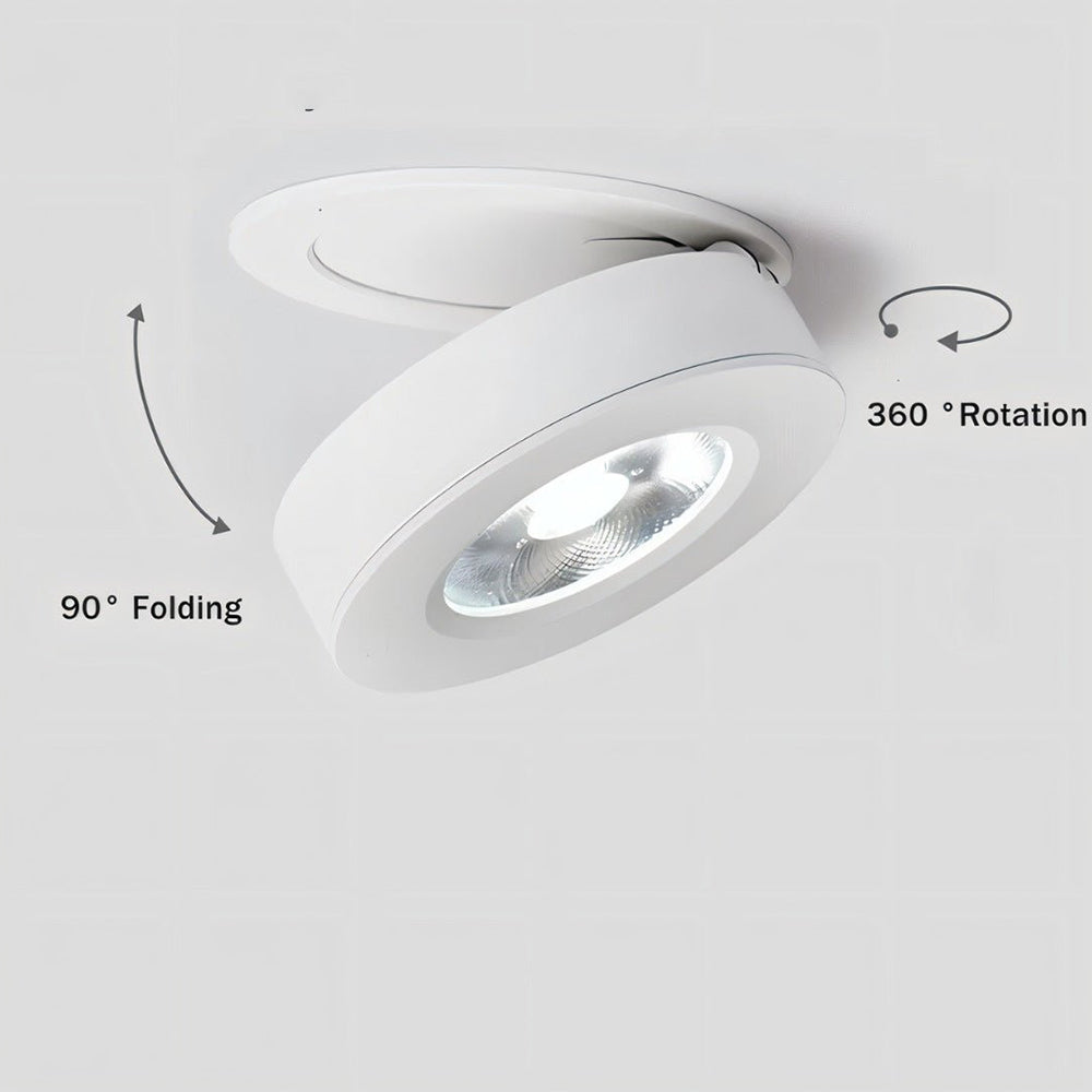 360° Rotatable Adjustment Round Aluminum LED Ceiling Downlights For Hallway