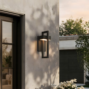 Modern Waterproof Geometric Outdoor Wall Lights for Porch Entrance