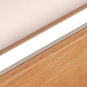 Modern Long Strip Wood LED Wall Lamp