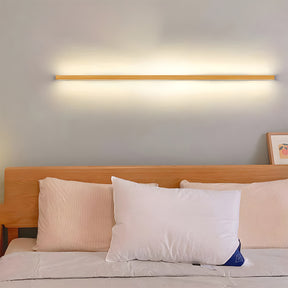 Modern Long Strip Wood LED Wall Lamp