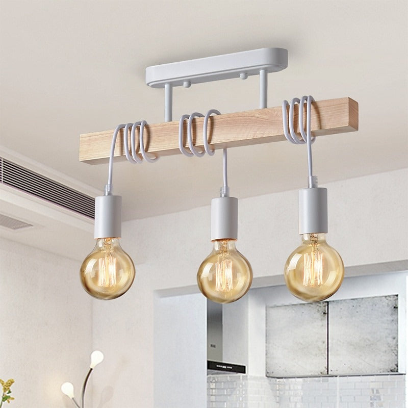 Multiple Bulbs Iron Contemporary Ceiling Lights For Dining Room