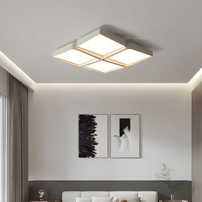 Contemporary Square Flush Mount Ceiling Light