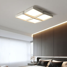 Contemporary Square Flush Mount Ceiling Light