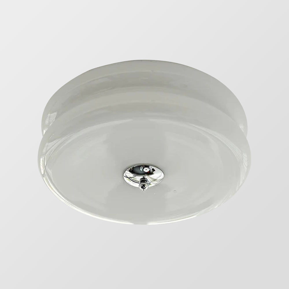 Art Deco Simple Cream Cake Ceiling Light