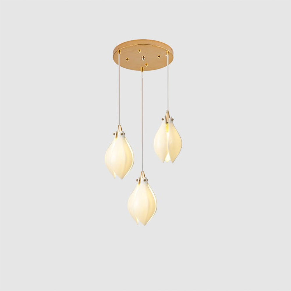 Creative Multi-heads Stylised Bloom Buds Pendant Lamp