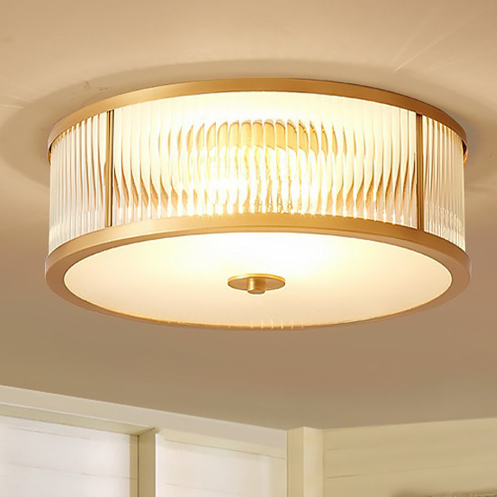 Modern Minimalism Glass Round Ceiling Lamps