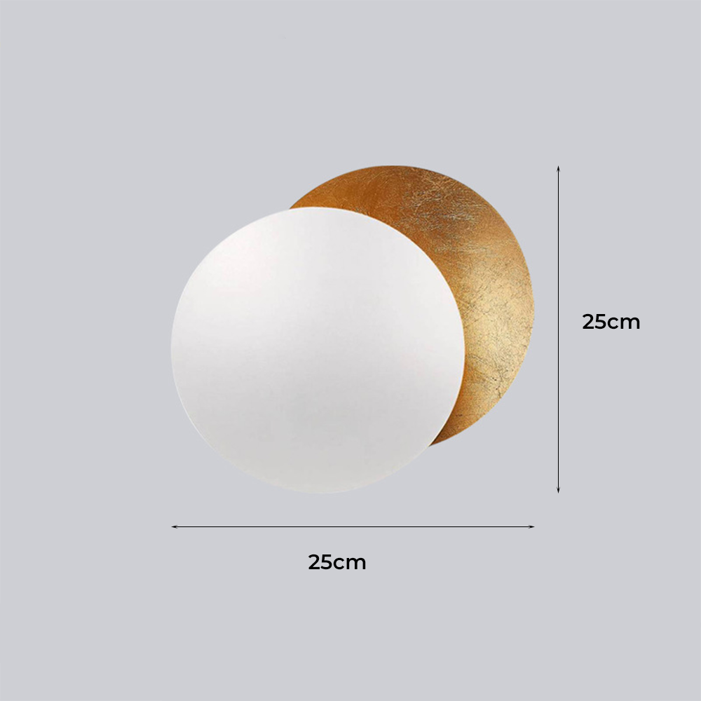 Round Circle Creative Rotating Wall Lamp -Homdiy