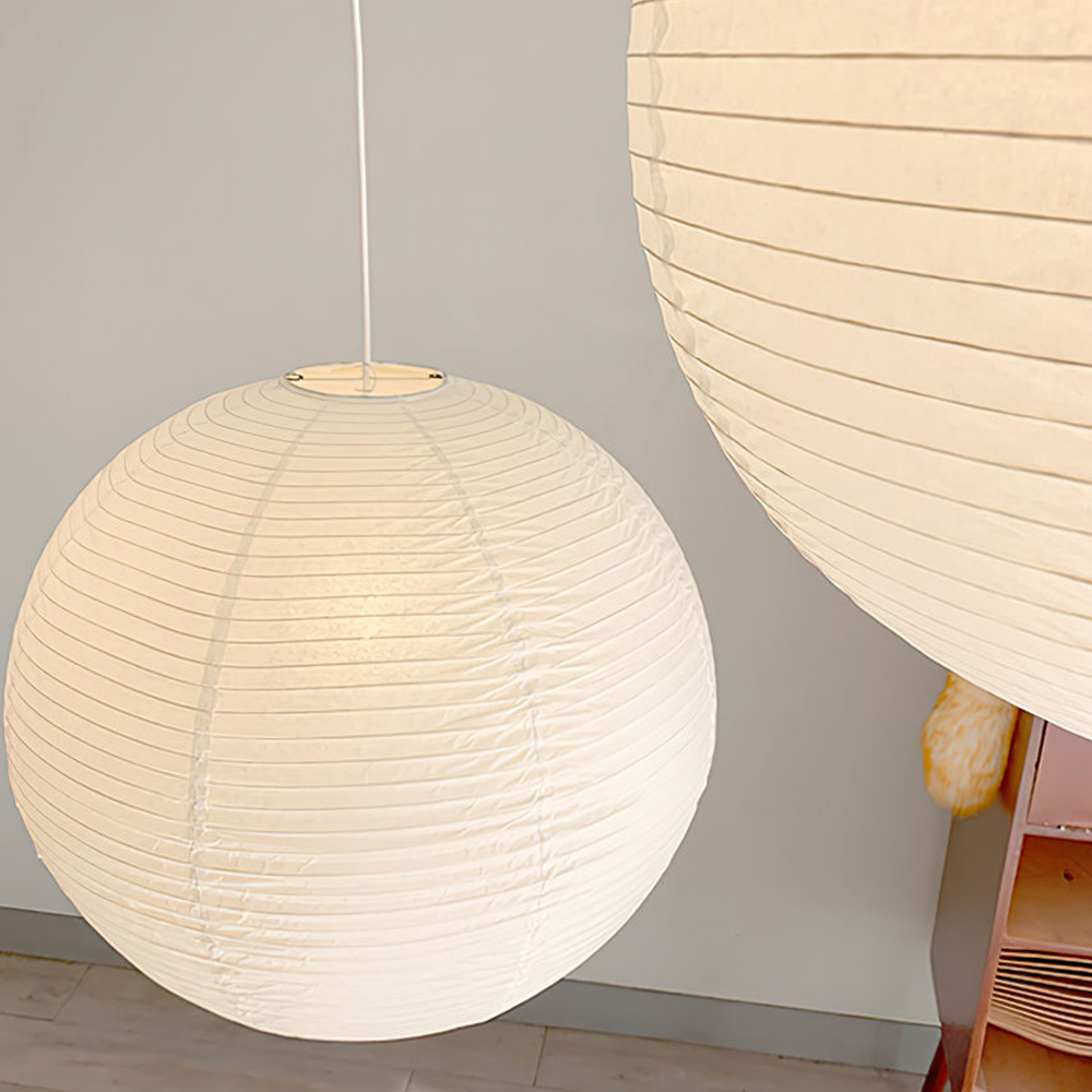 Vintage White Paper Pendant Lighting